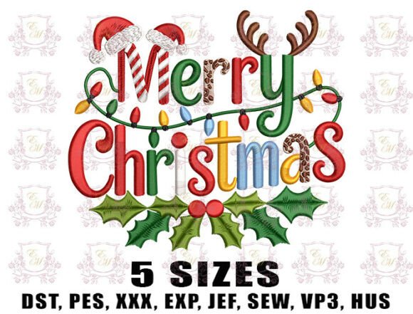 Cute Santa Festive Embroidery Design Review