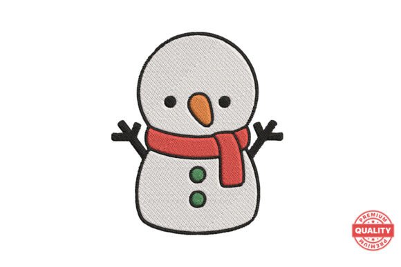 Cute Snowman Embroidery Design Review