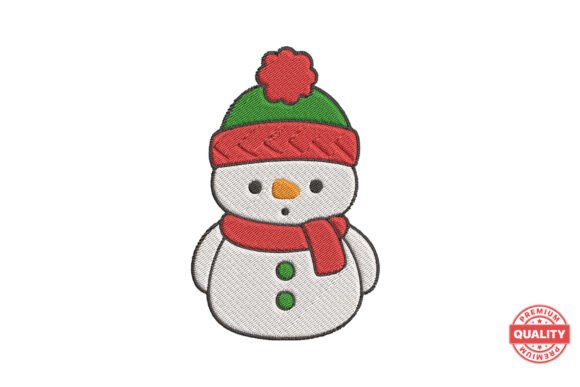 Cute Snowman with Hat Embroidery Review