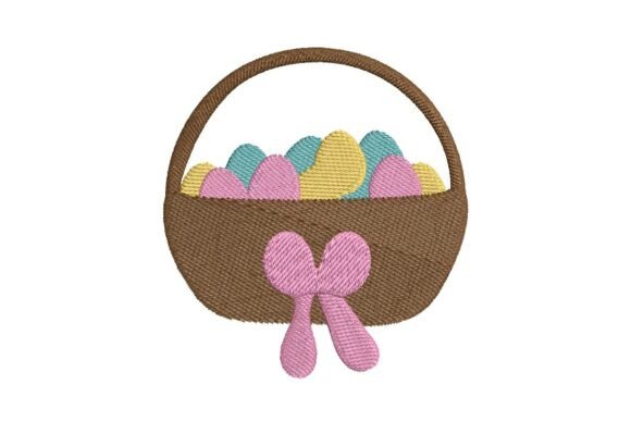 Easter Egg Basket Embroidery Design Review