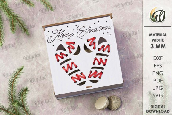 Embroidery Christmas Gift Box Laser Cut Review