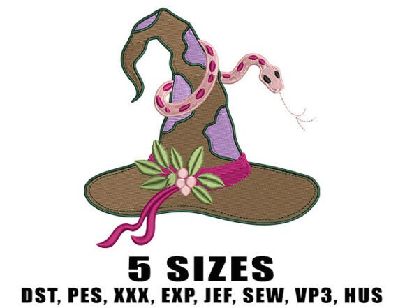 Gothic Witch Hat Vibes Embroidery Design Review