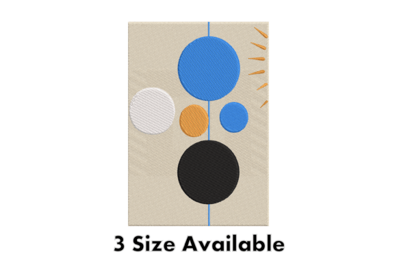 Modern Abstract Circle Embroidery Review