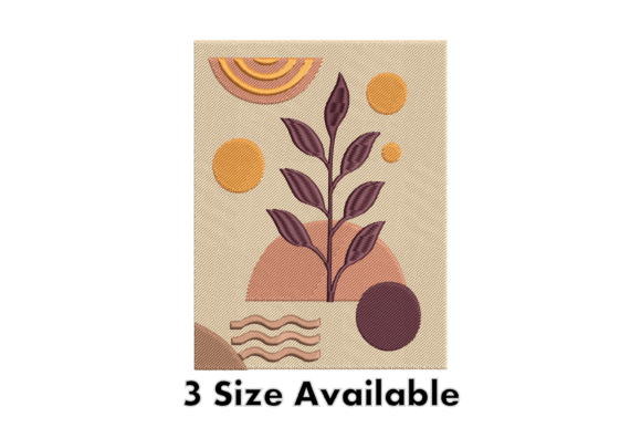 Modern Abstract Plant Embroidery: A Designer's Review